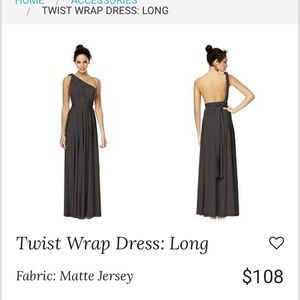 Black Desi Wrap Dress